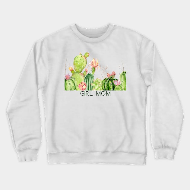 Girl Mom Crewneck Sweatshirt by vintageinspired